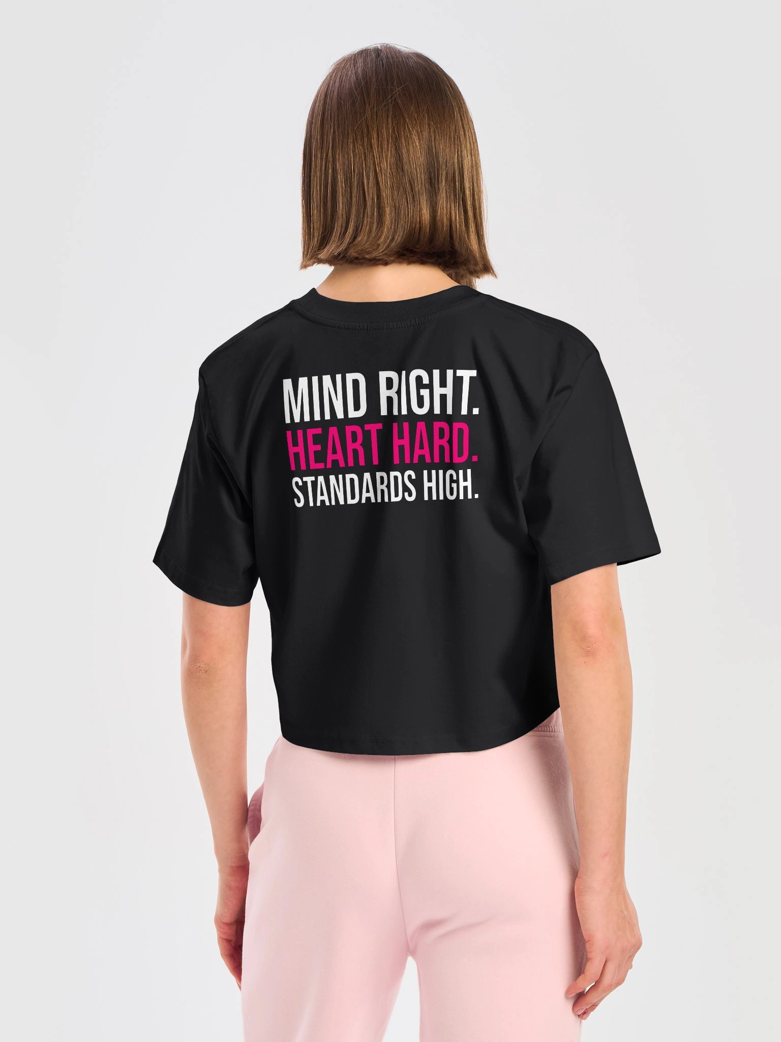 Trapffirmations Signature Crop Tee | Black product image (6)