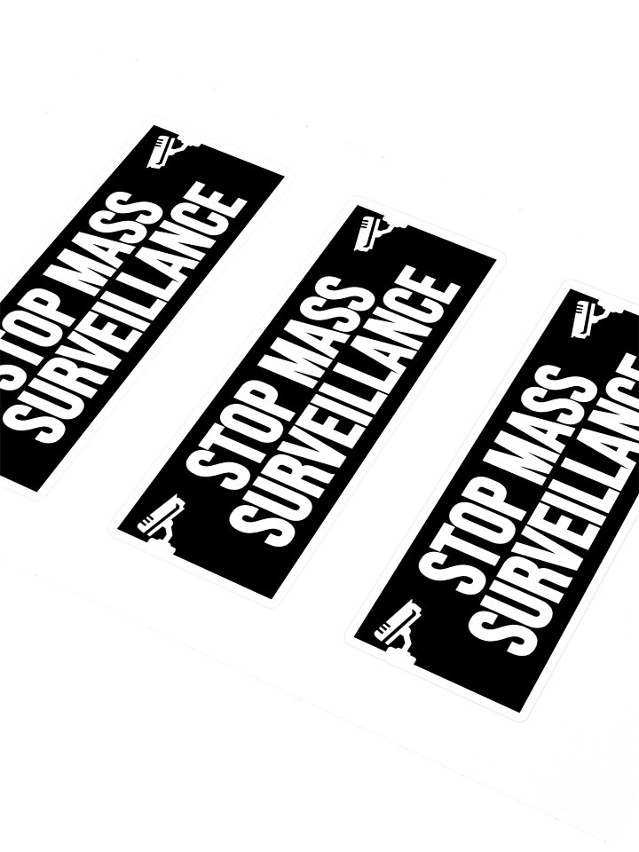 Stop Mass Surveillance Sticker Sheet product image (2)