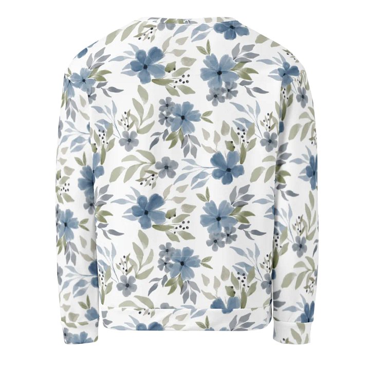 Blue Blossom Bliss Recycled Sweatshirt product image (2)