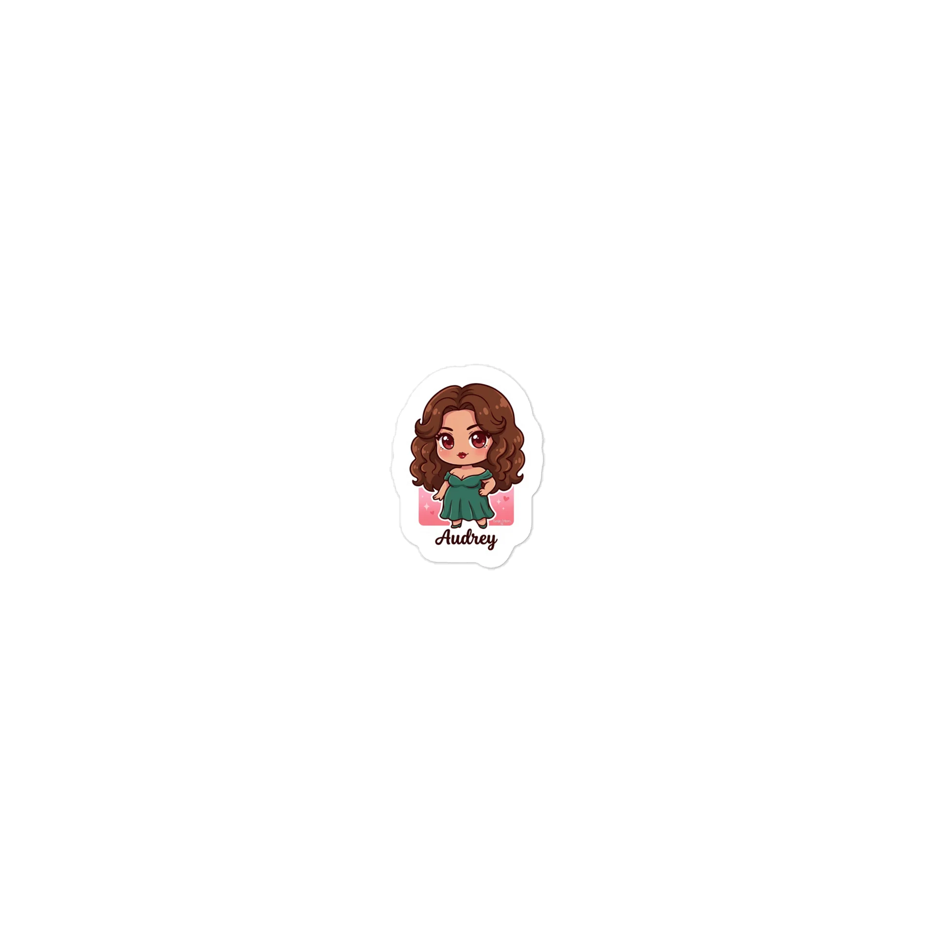 "Audrey" Chibi Die-Cut Stickers product image (4)
