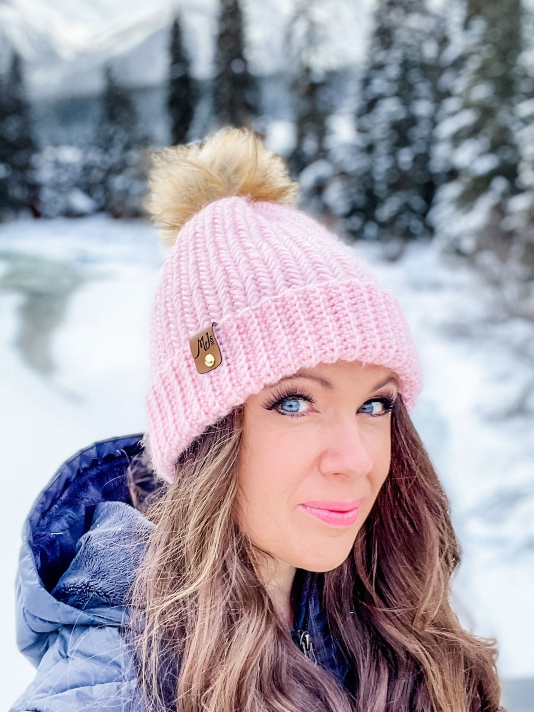 Heavenly Herringbone Hat Crochet Pattern product image (6)
