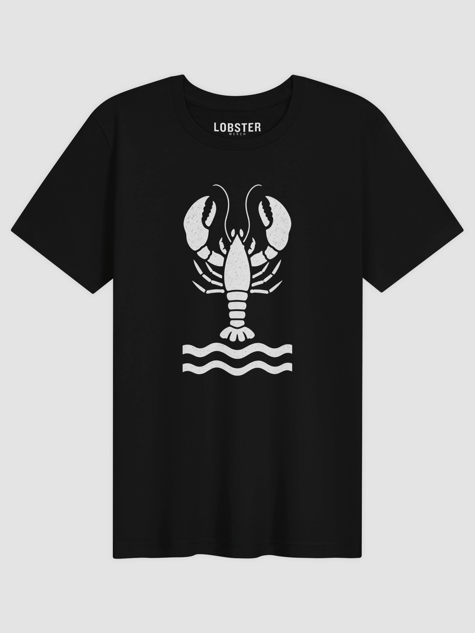 Vintage Lobster Graphic Tee — Retro Nautical Ocean Wave T-Shirt product image (2)