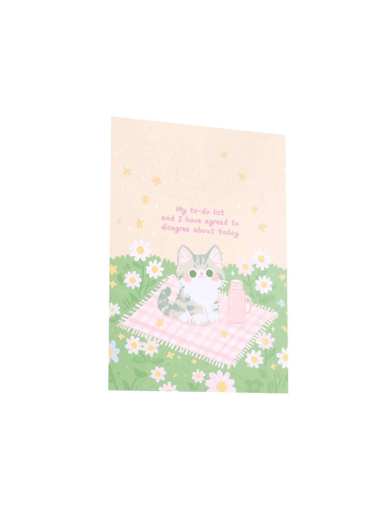 Kitten Picnic To-Do List Poster product image (22)
