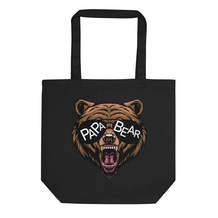Papa Bear Sunglasses Eco Tote Bag product image (1)