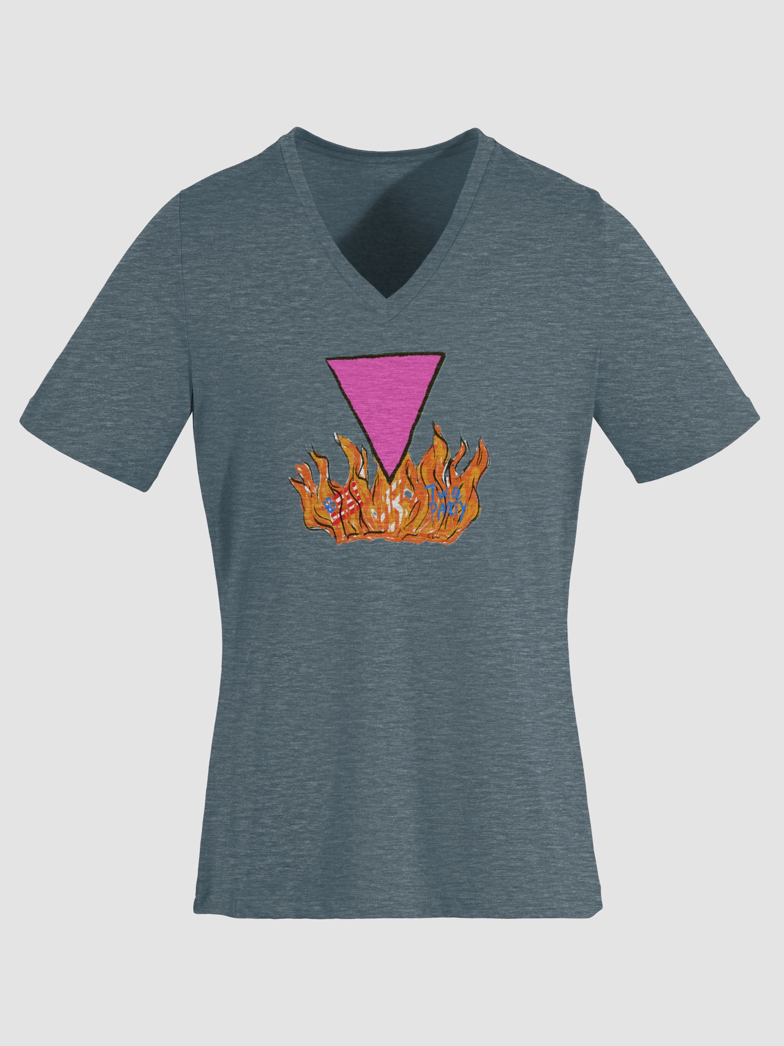 Burn It All Down V-Neck tee product image (24)