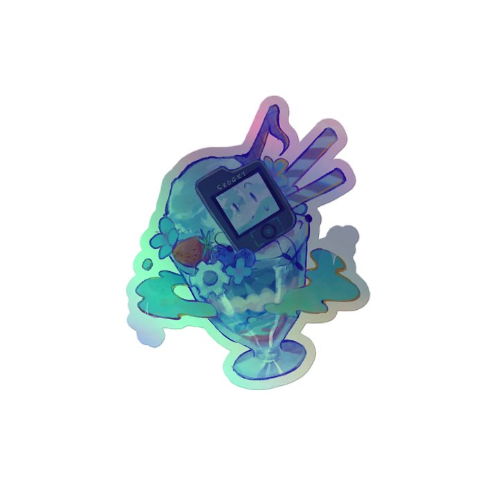 Holographic Leo Parfait Sticker product image (2)