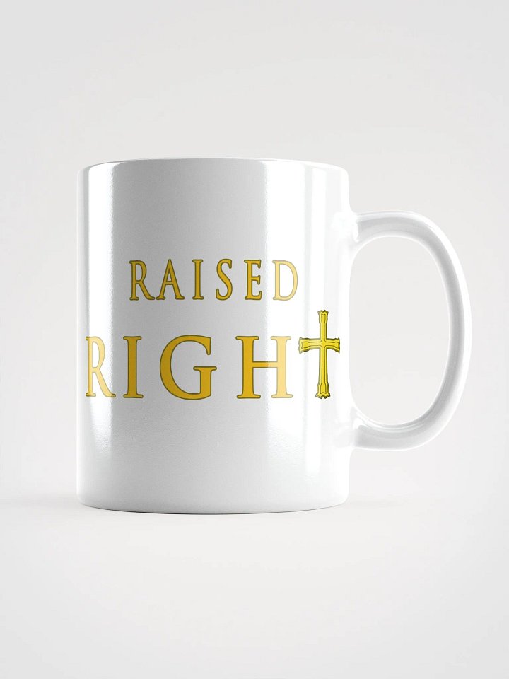 Raised Right Gold Cross Mug product image (2)
