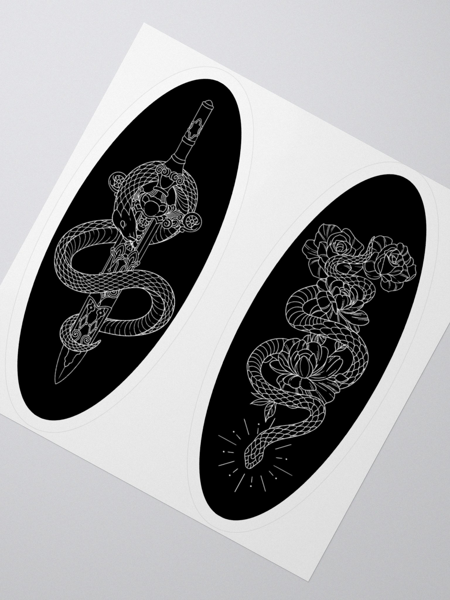 Oval Print Stickers product image (4)