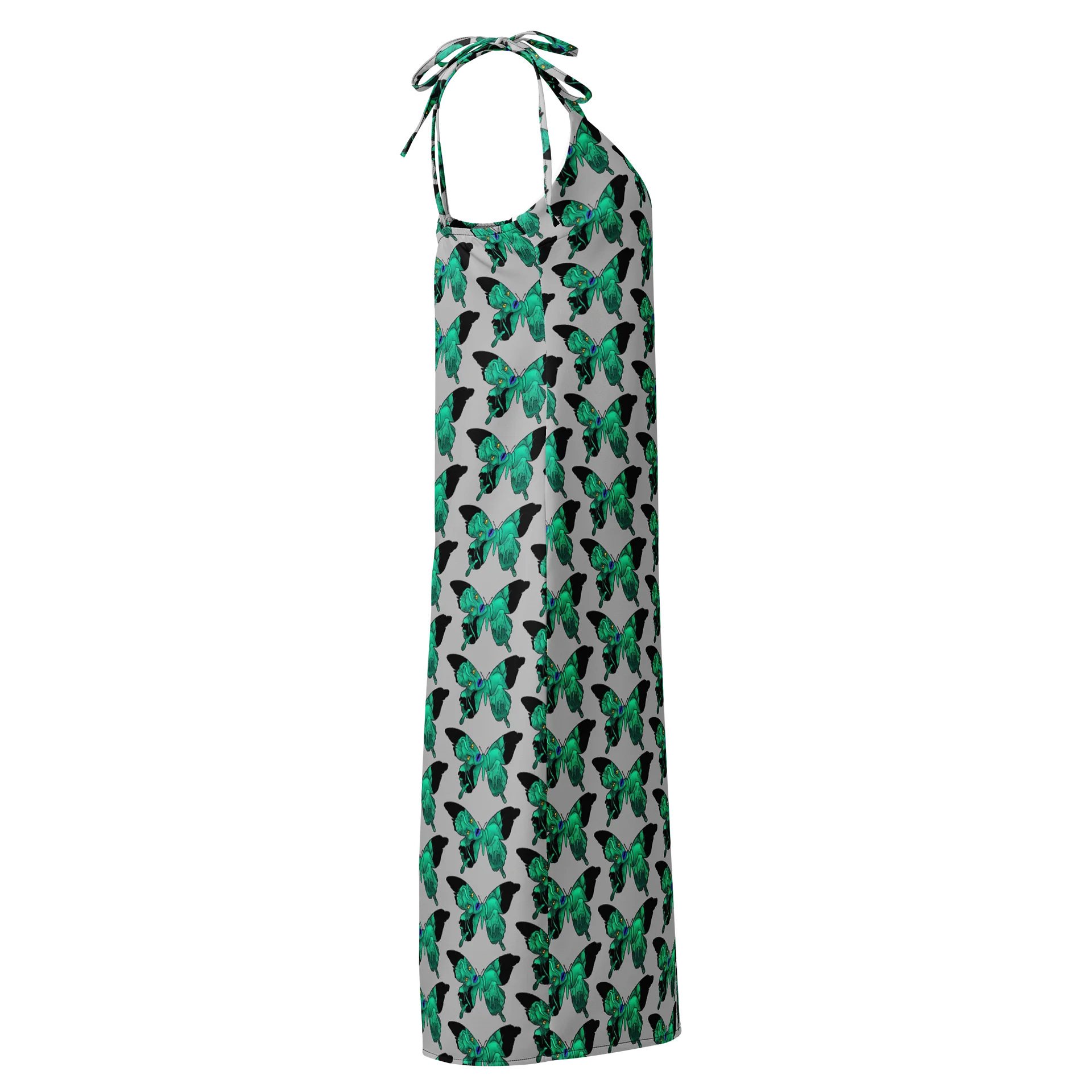 Swamp monster Butterfly All-Over Print Slip Dress product image (4)