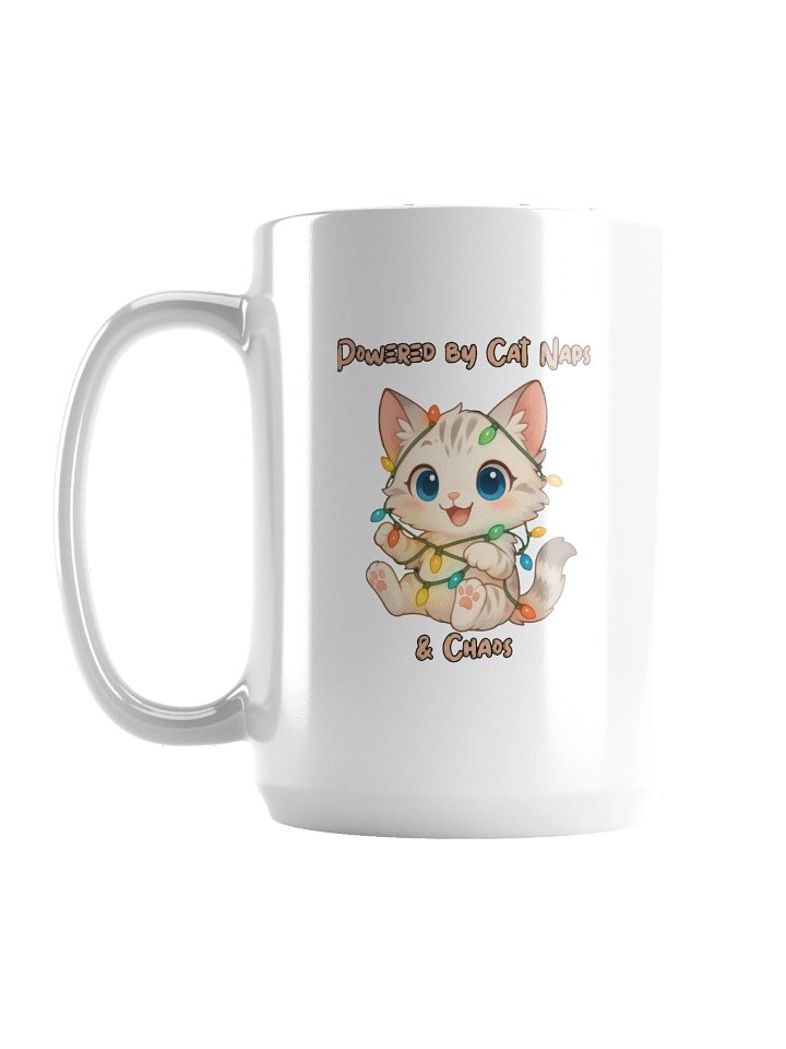 Whimsical Whiskers: Powered by Cat Naps & Chaos Mug product image (1)