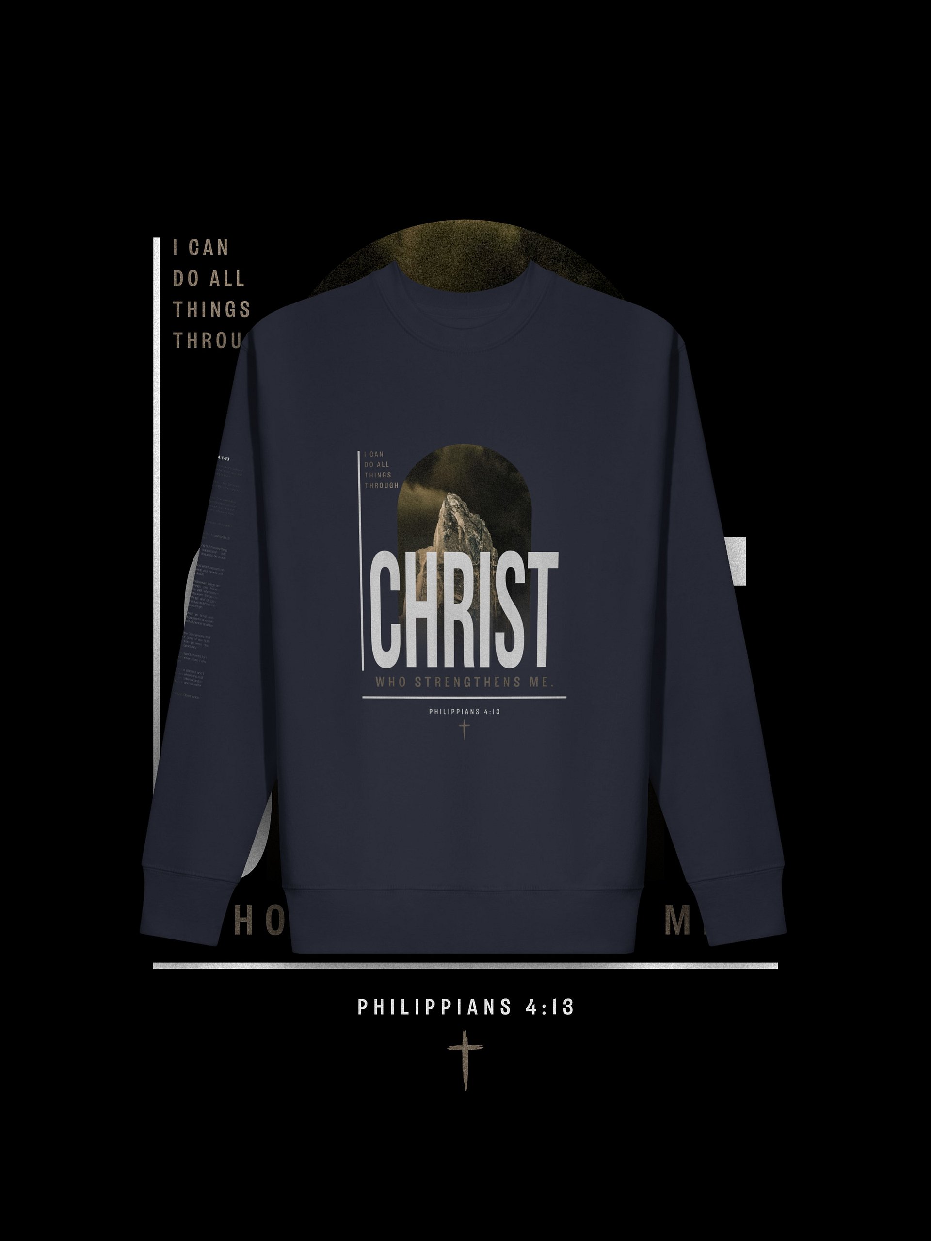 Philippians 4:13 - Cotton Heritage Premium Sweatshirt by Cotton Heritage product image (3)