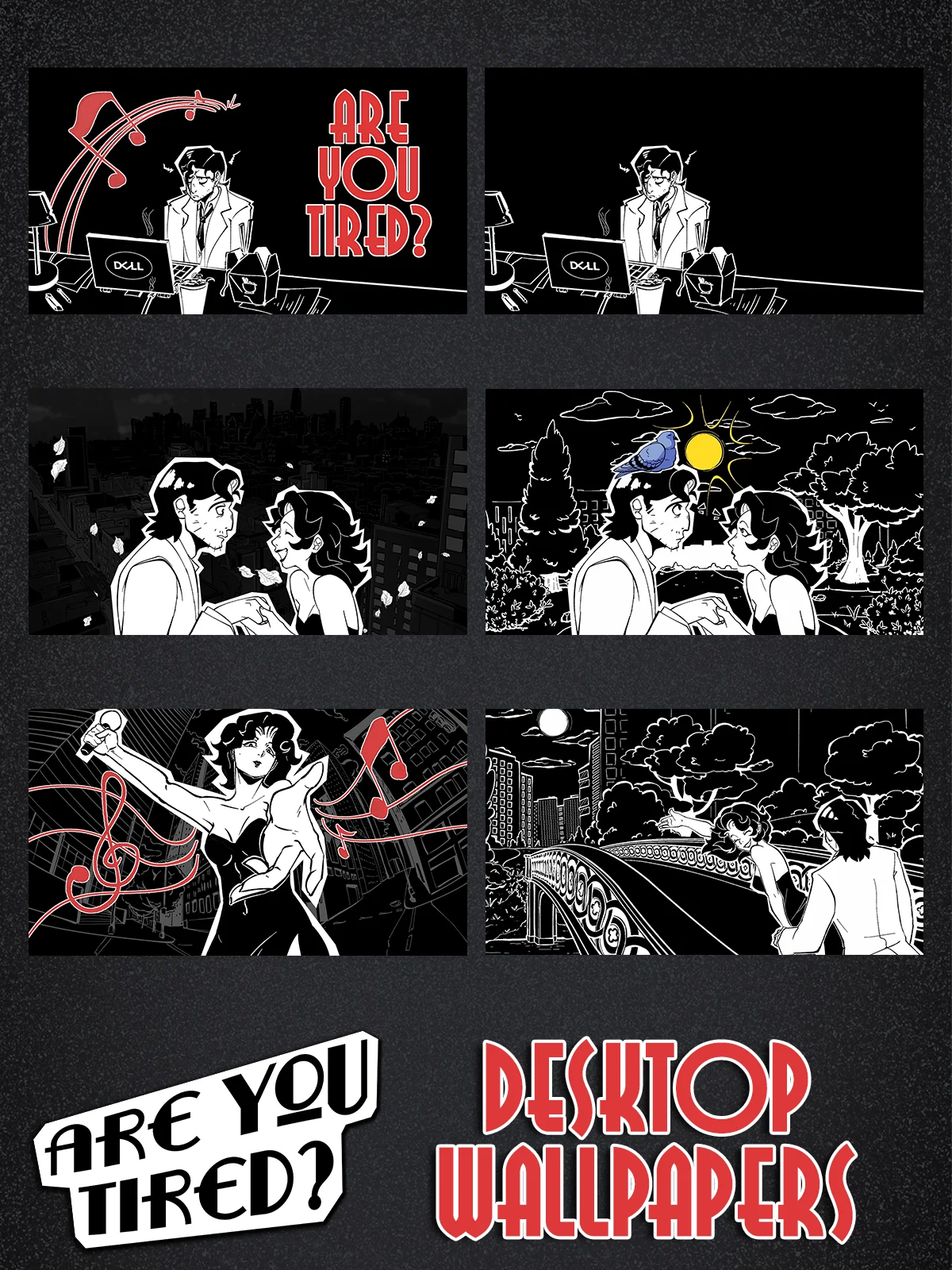 Are You Tired Wallpaper Pack product image (2)