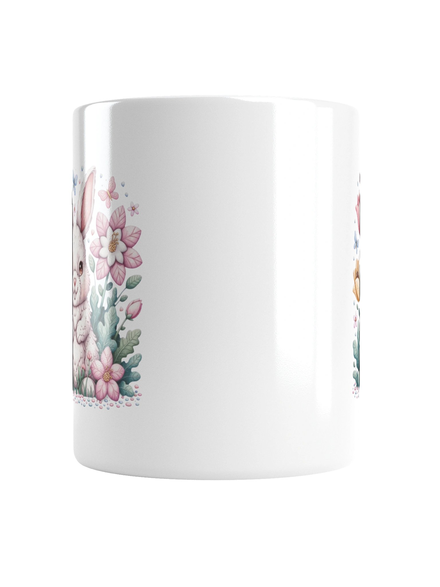 Cheerful Bunny Blossom Coffee Mug product image (4)