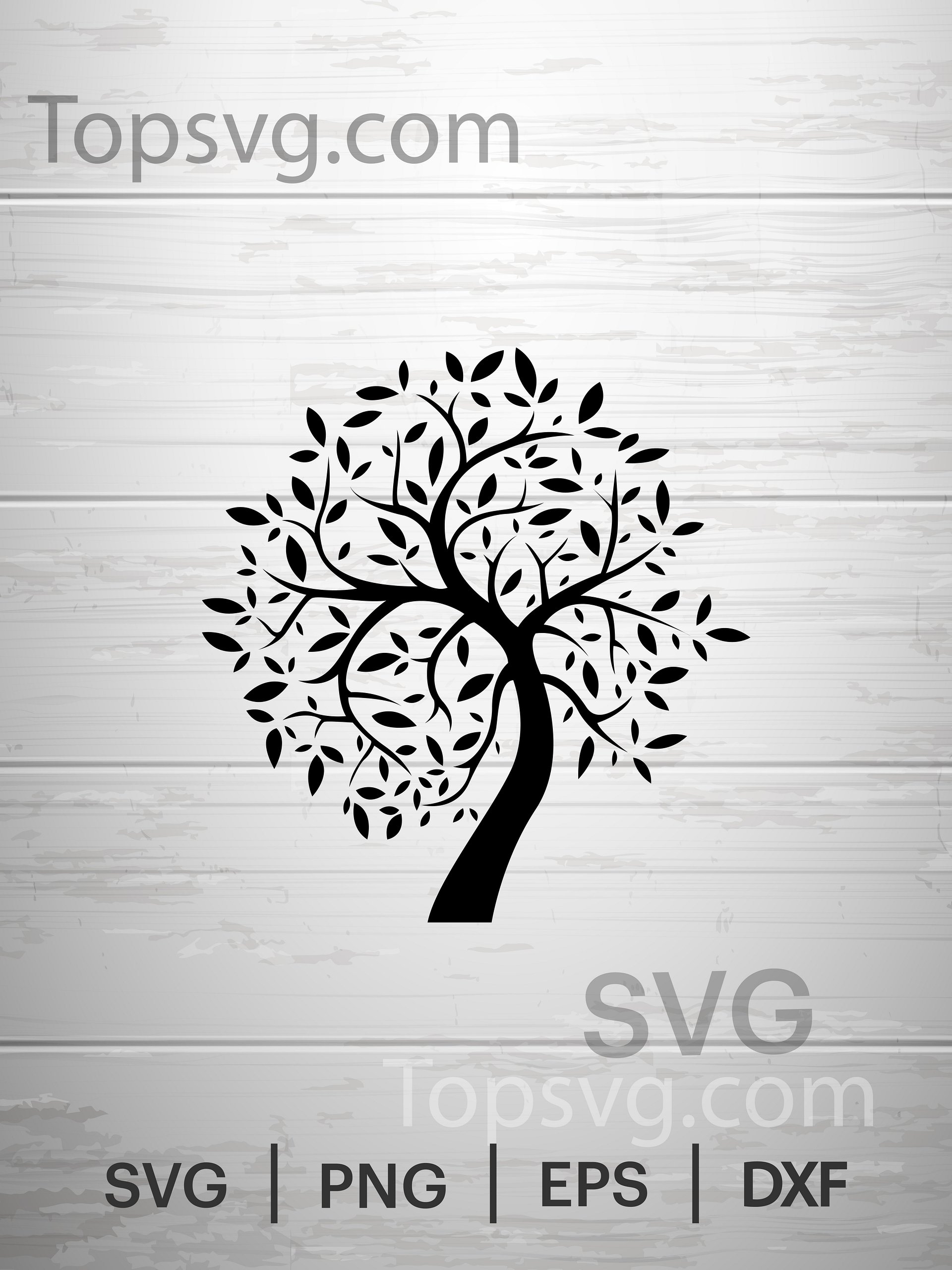 Tree Svg, Tree svg file, Vector, Tree silhouette svg, Forest Clipart, Tree clip art, Cricut Cutting File. product image (1)