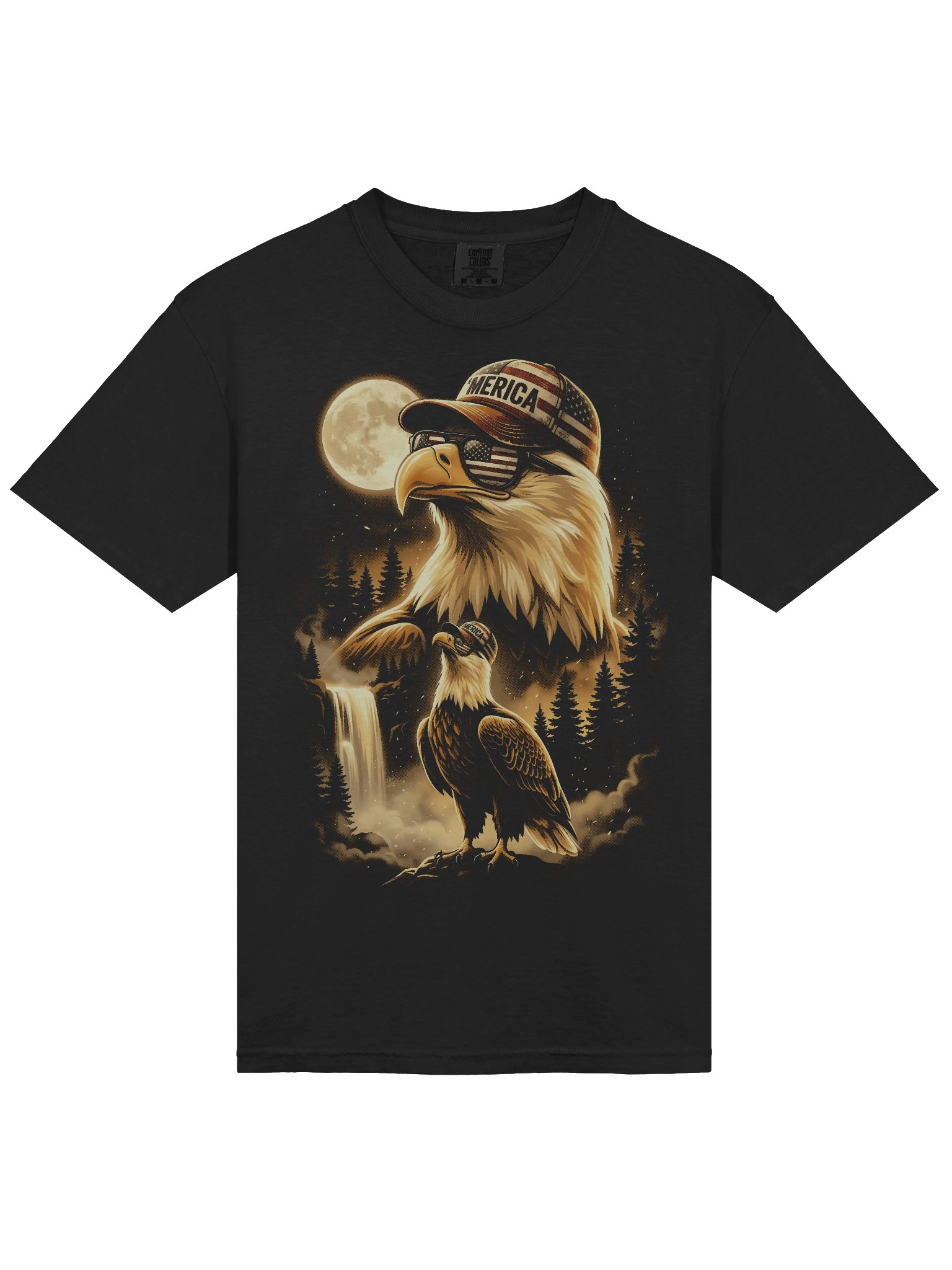 Artemis II Moon Mission T-Shirt – 250 Years America Tee, Patriotic Space Graphic Shirt product image (8)