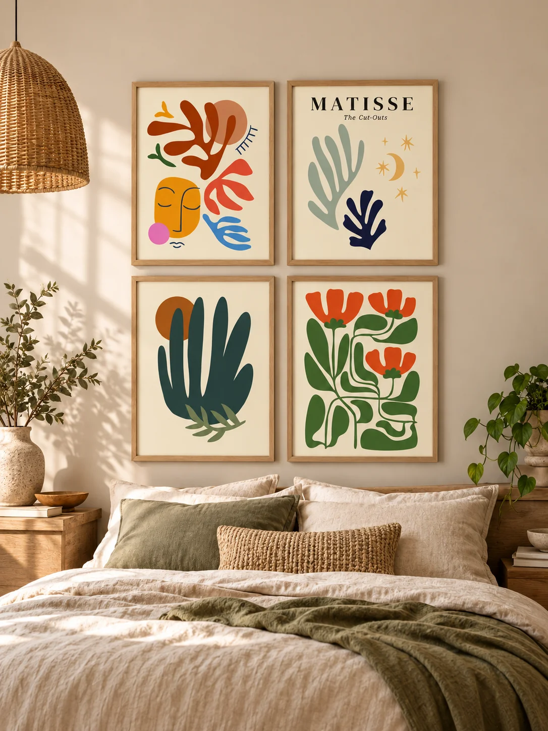 Eclectic Gallery Wall Set, 12 Vibrant Printable Art Prints, Bold Retro Botanical Posters, Bauhaus Abstract Shapes, Maximalist Dopamine Decor product image (2)