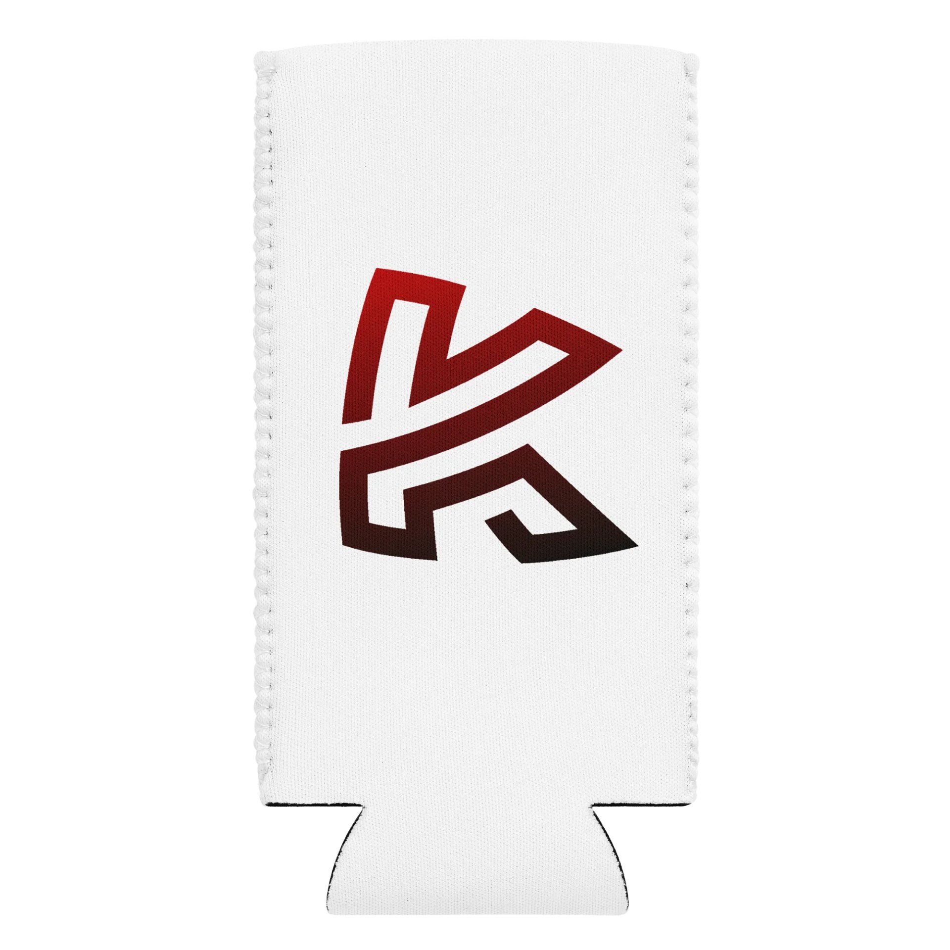 K Logo Koozie Slim (12oz) (White) product image (1)
