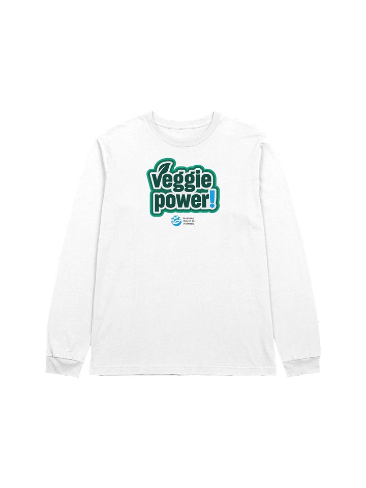 Veggie power - Long sleeve tee product image (1)