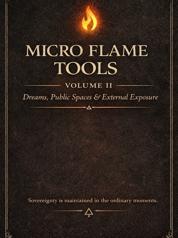 🔥 Micro Flame Tools Volume II Dreams, Public Spaces & External Exposure product image (1)