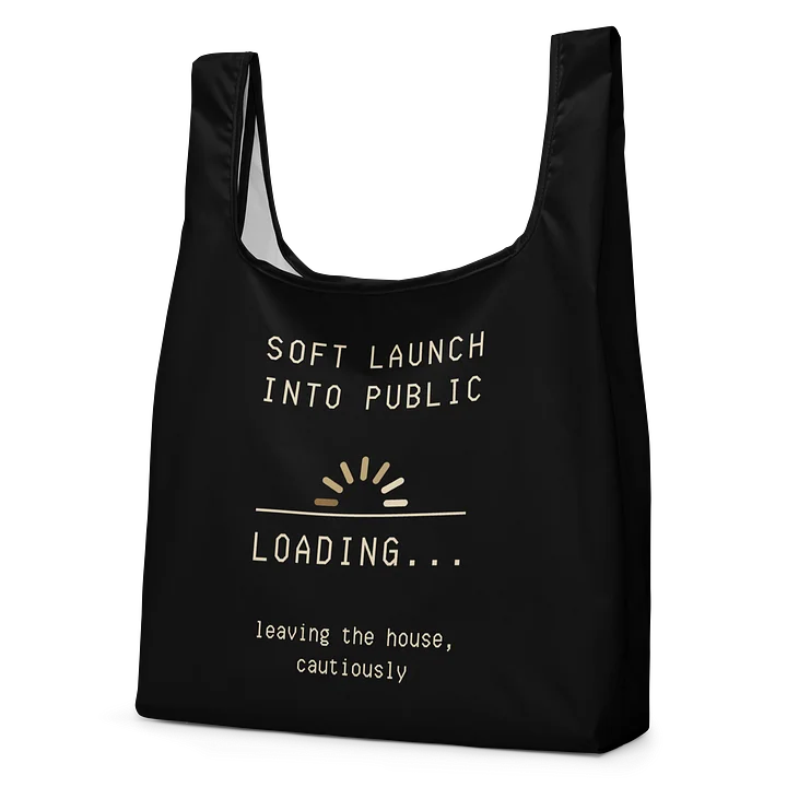 Soft Launch Into Public Shopping Bag | Chronic Illness & Spoonie Errand Bag product image (2)