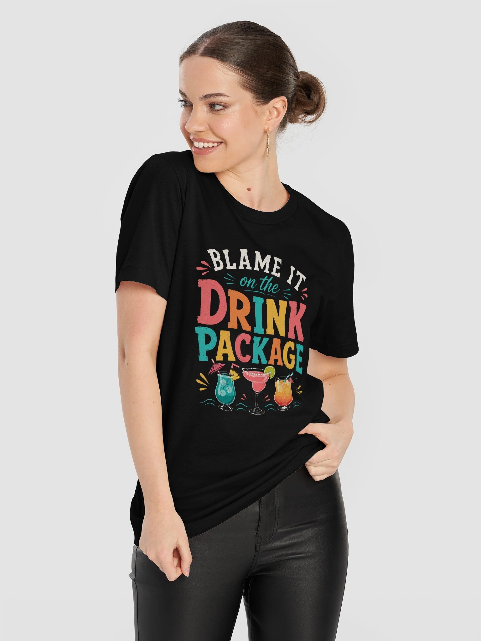 Blame It on the Drink Package T-Shirt | Funny Cruise & Girls Trip Tee product image (11)