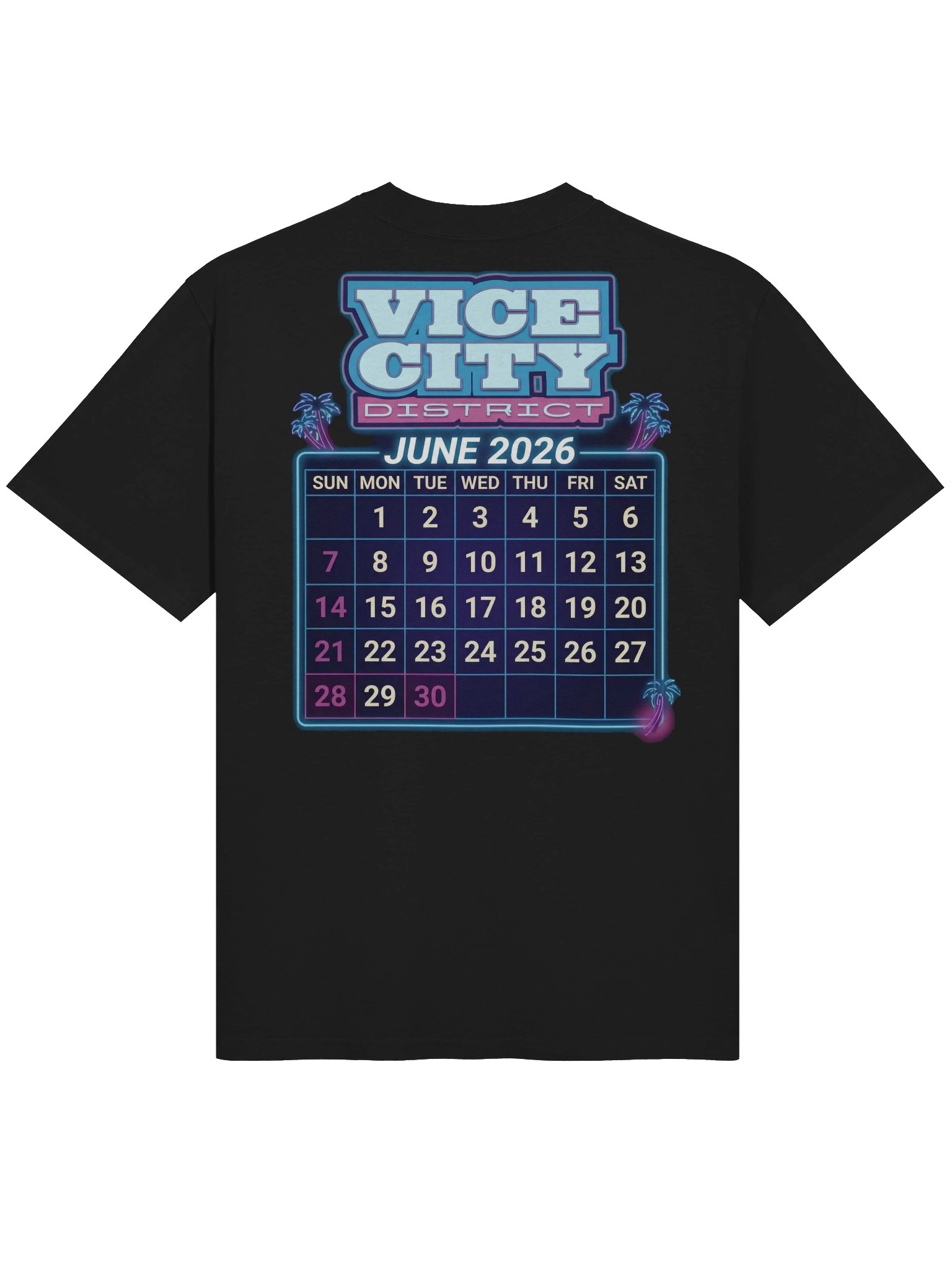 Vice City District June Tee product image (4)