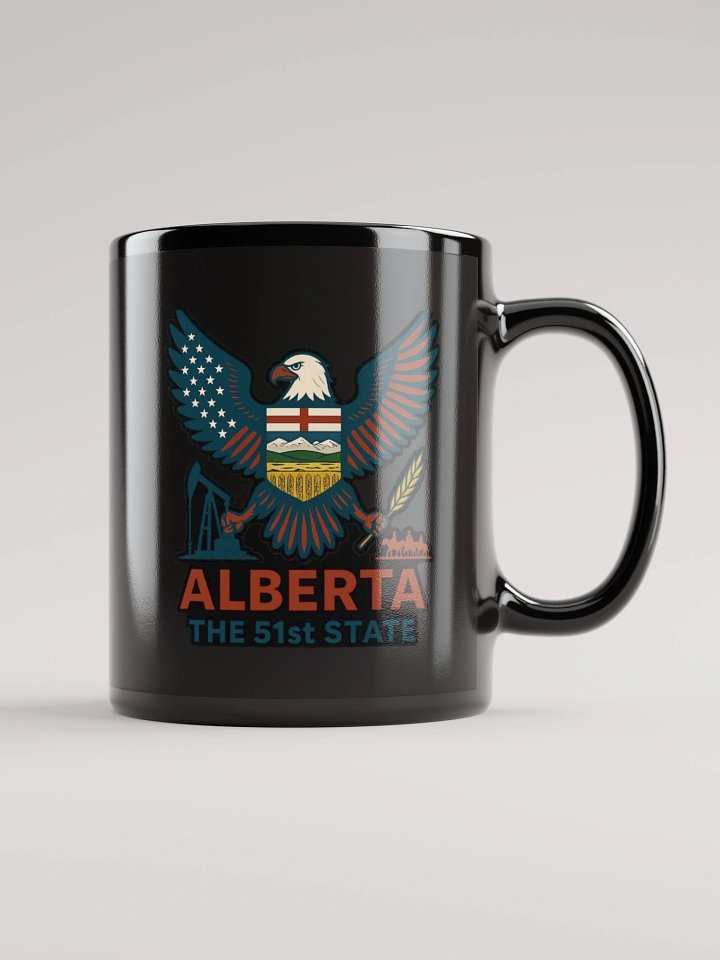 ALBERTA THE 51ST STATE BLACK MUG product image (1)