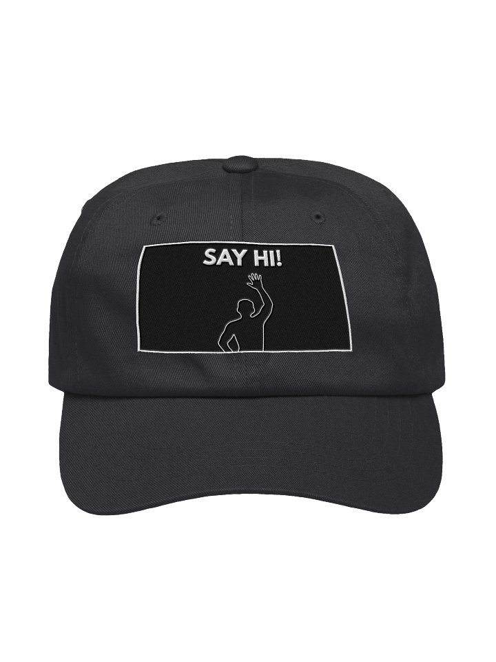 VIRAL Silhouette "Say Hi!" Classic Dad Hat | Iconic Immersive Interactive Dance Workout Yupoong Chino Twill Cap product image (1)
