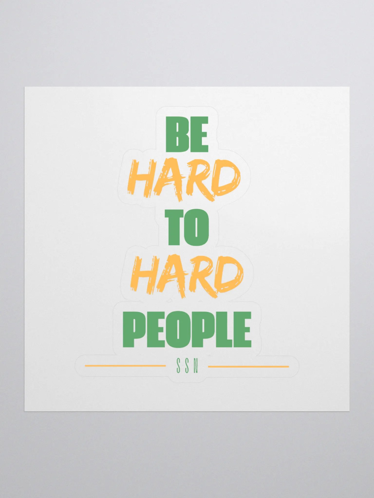 Go Hard Sticker product image (1)
