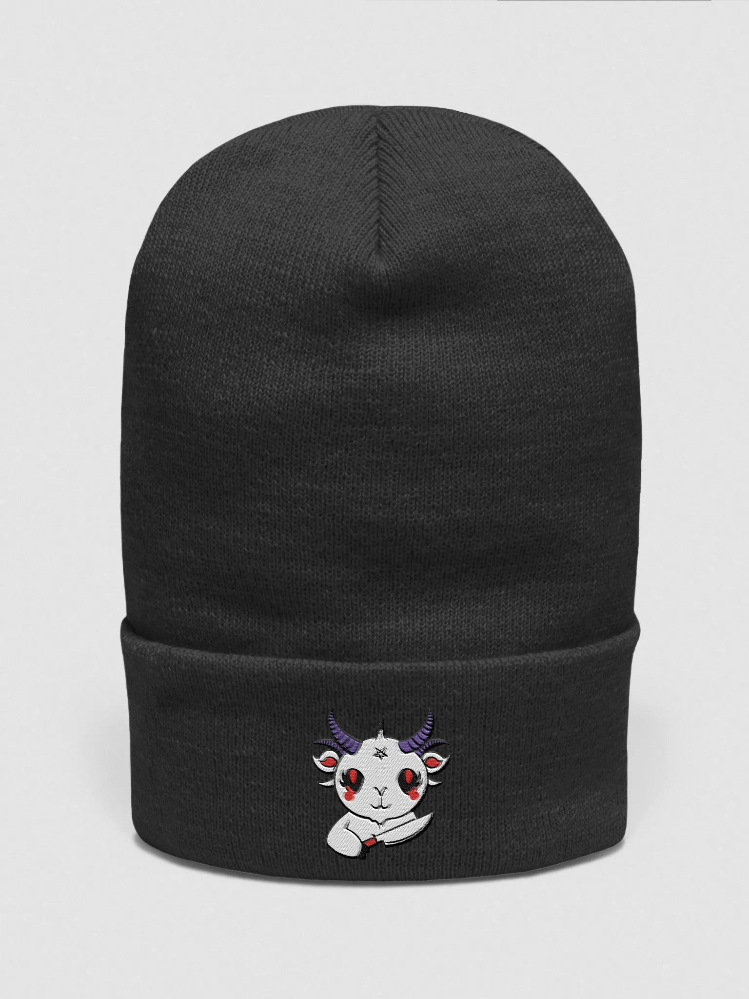 Cute hellish beanie product image (1)