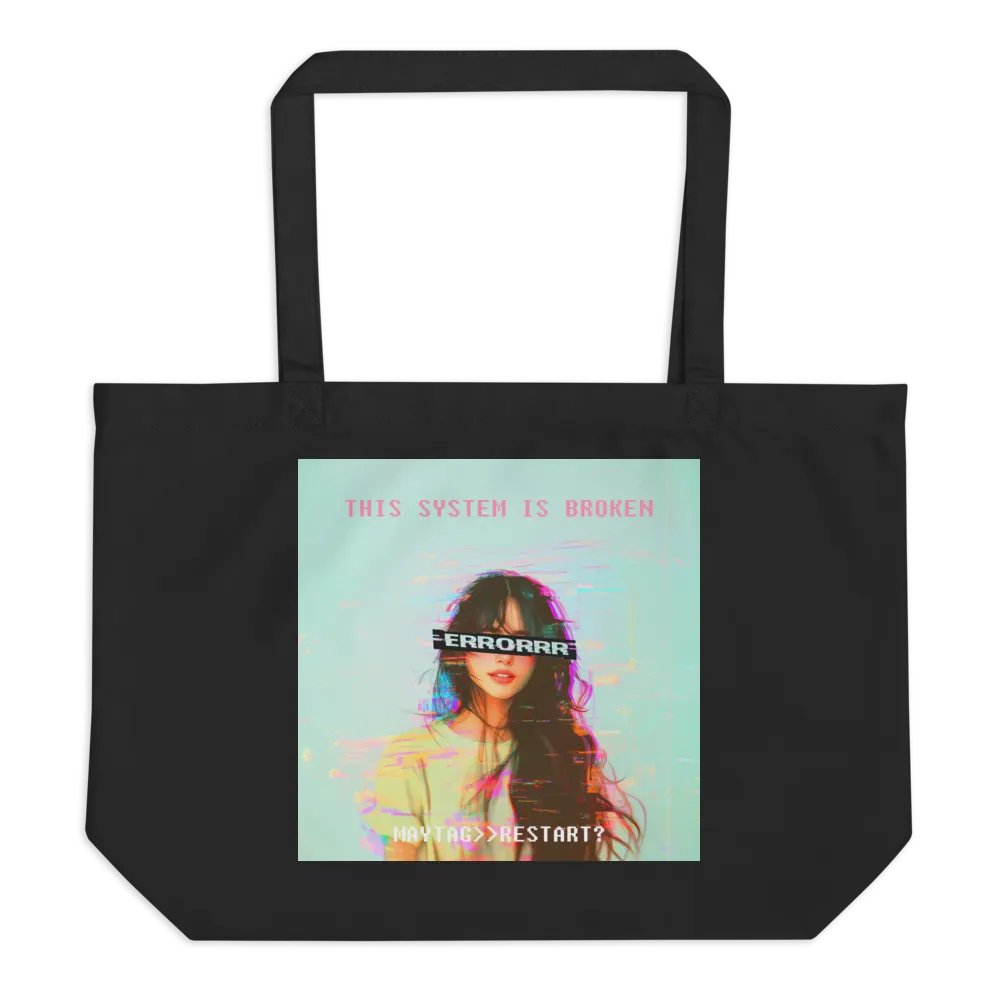 "This System is Broken" Wide Tote product image (1)