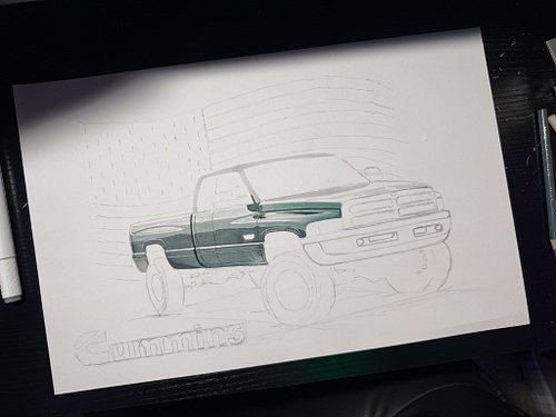 Laying some foundation 

#dodge #ramtrucks #secondgen #cummins #freehand
