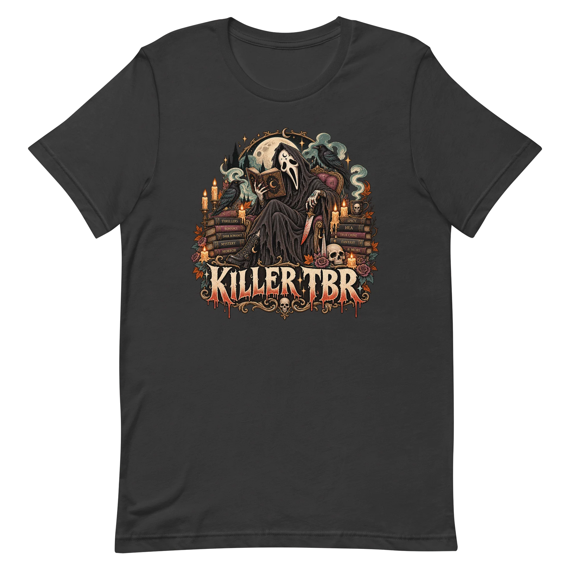 Killer TBR Gothic Book Lover Tee product image (2)