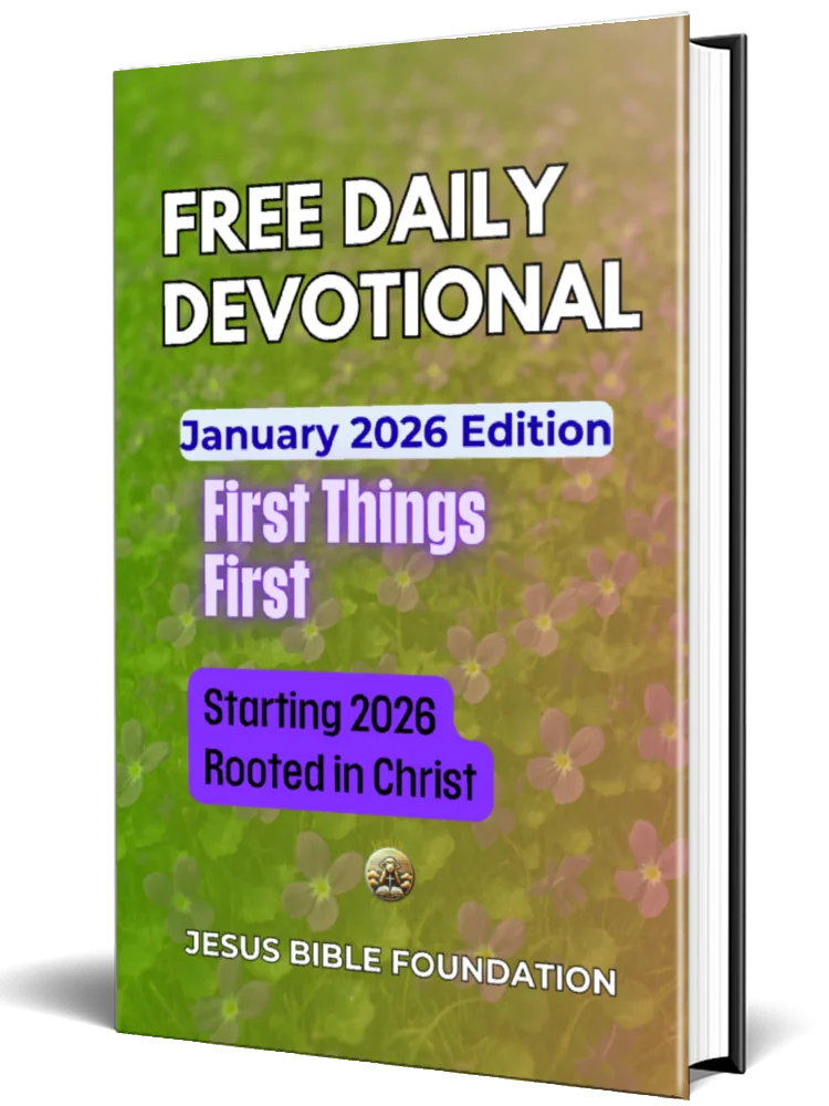 Free Daily Devotional January 2026 Edition: First Things First: Starting 2026 Rooted in Christ product image (1)