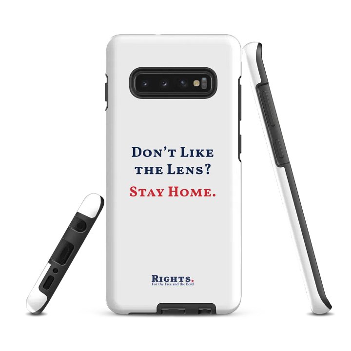 Don't Like the Lens? Stay Home. Samsung® Tough Case in White product image (2)