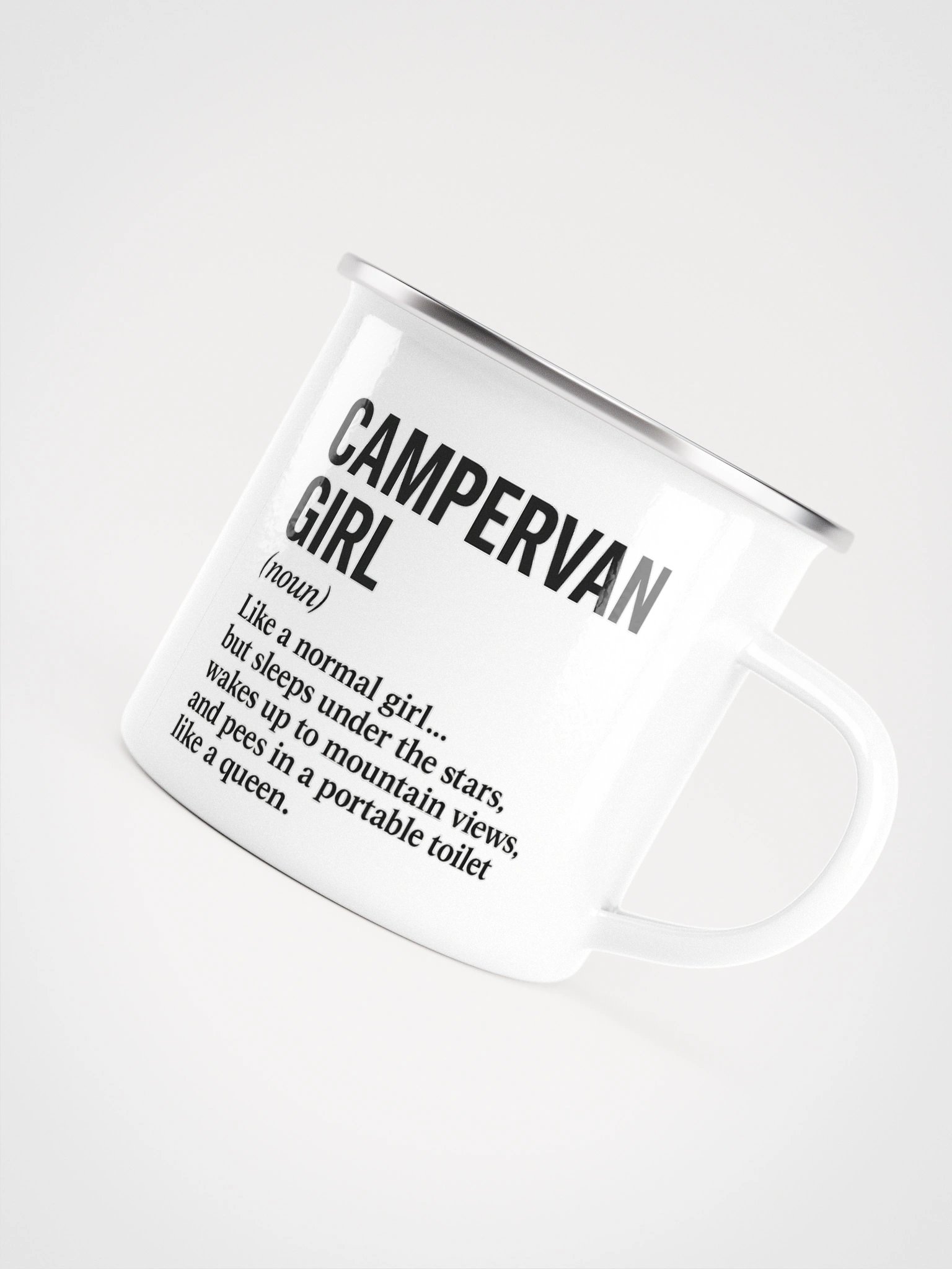 Campervan Girl - Enamel mug product image (5)
