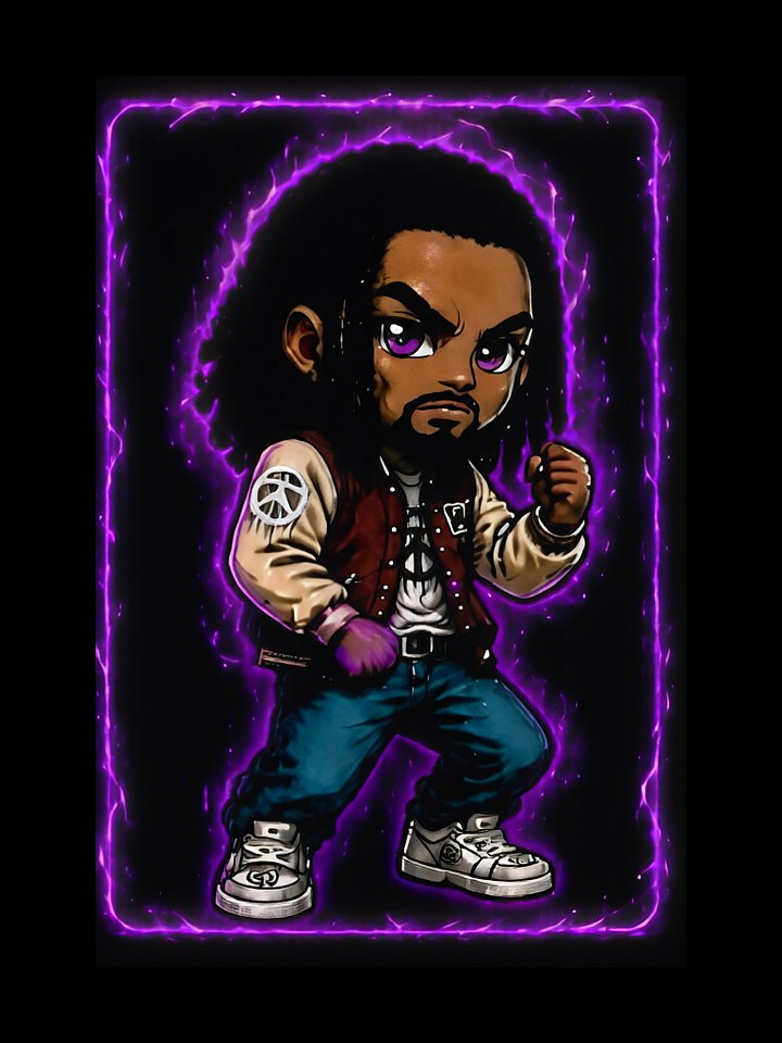 Chibi GID Purple Aura Wallpaper product image (1)