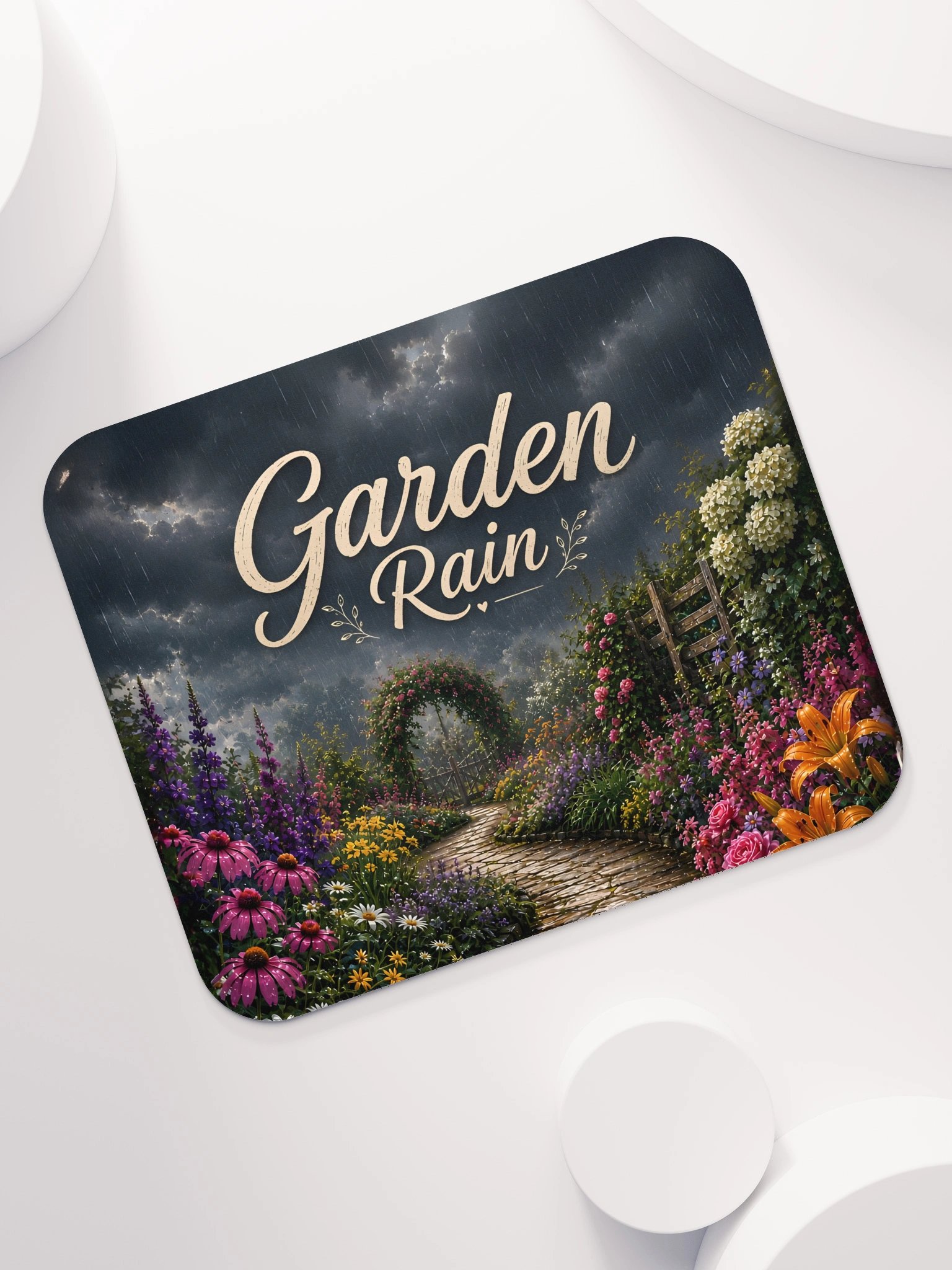 Garden Rain Mouse Pad product image (7)