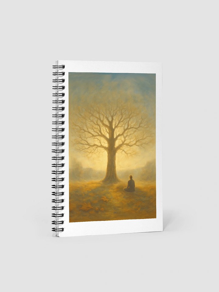Renewal with Oak Tree, Intention Ritual Spiral Notebook product image (1)