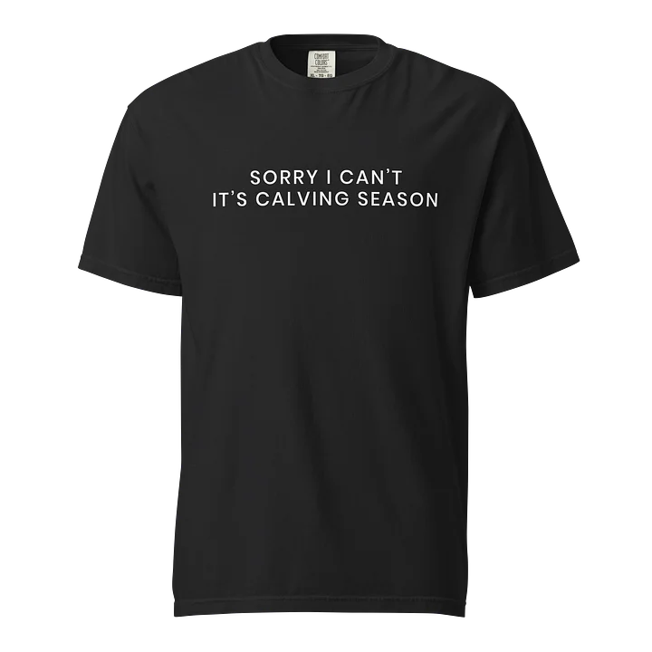 Sorry I Can’t… It’s Calving Season Comfort Colors Tee product image (1)