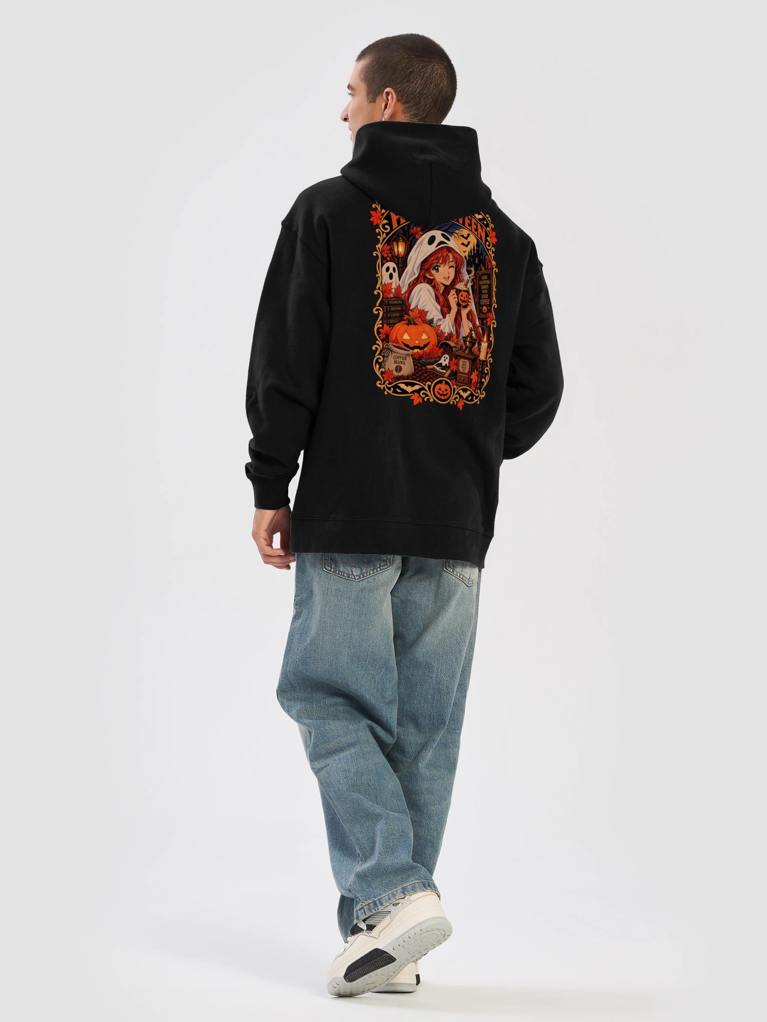 Halloween – Ghostly Coffee | Men's Hoodie product image (40)