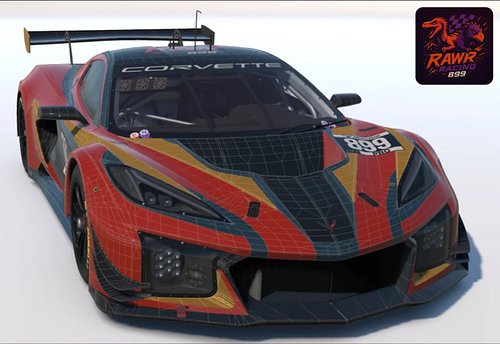 Die neue Version von unserer wunderschönen Corvette Z06 GT3. 
Vielen Dank @martin_saabproblematik für den Verbesserungsvorsch...