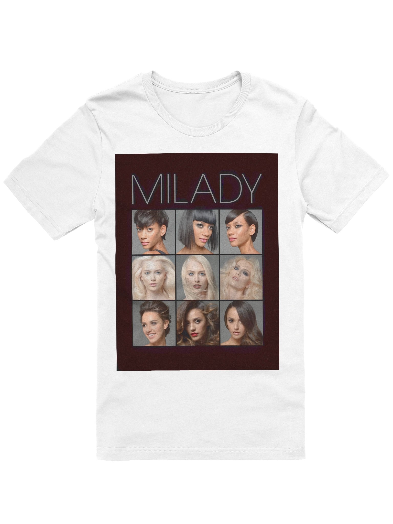 MILADY Portrait Grid Supersoft Tee product image (61)