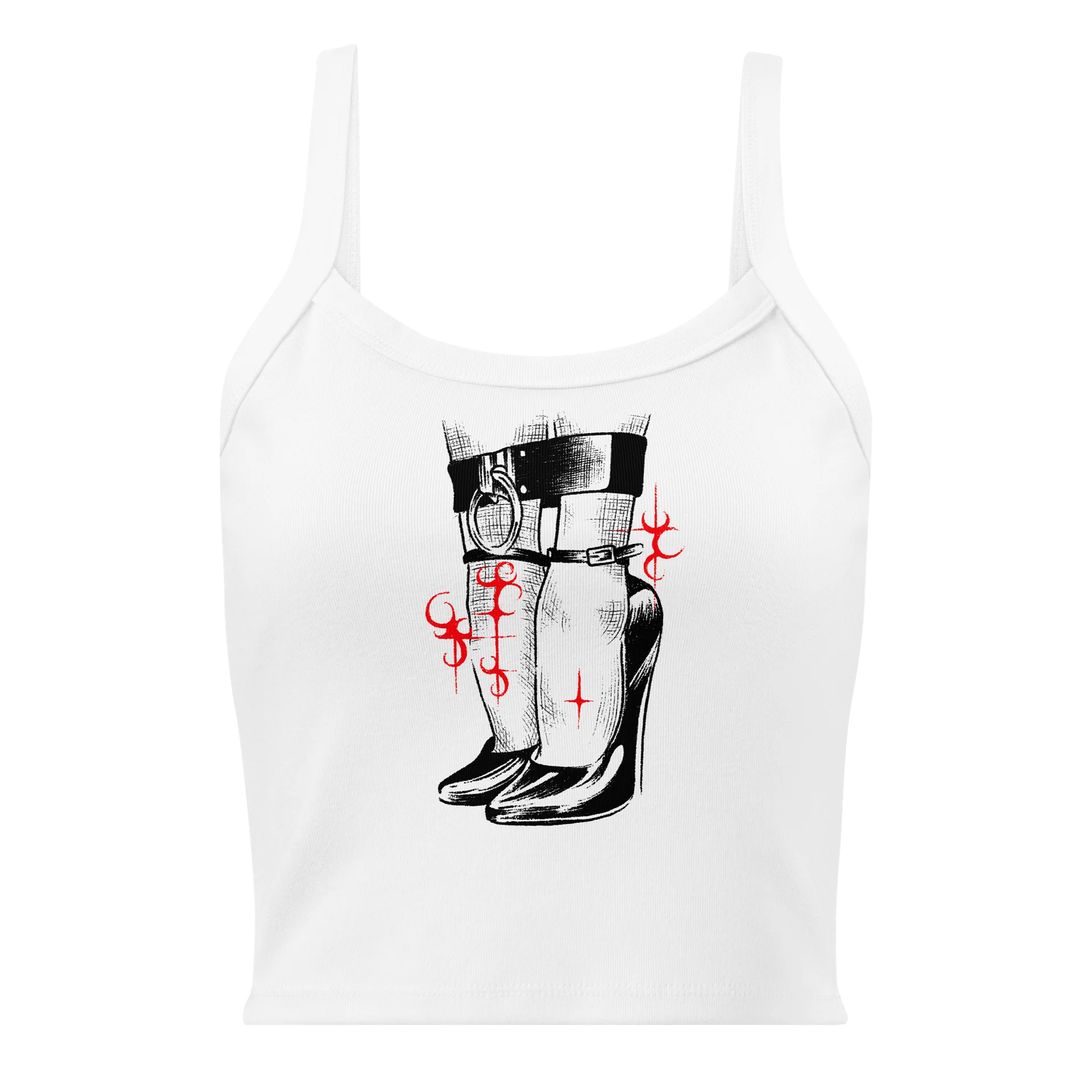 Cyber $teppin’ - micro ribbed tank top product image (1)
