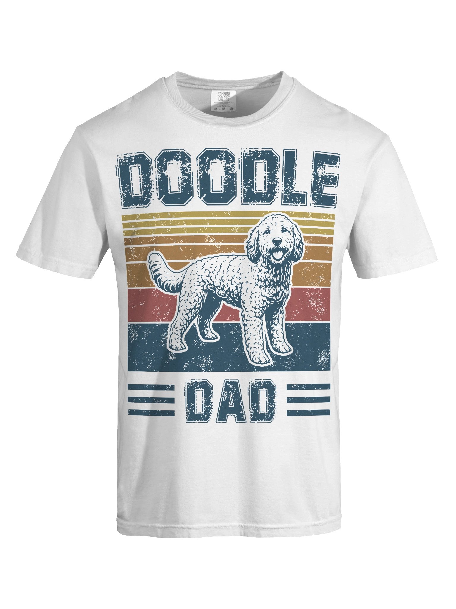 Doodle Dad Vintage Dog Lover Graphic Tee product image (63)