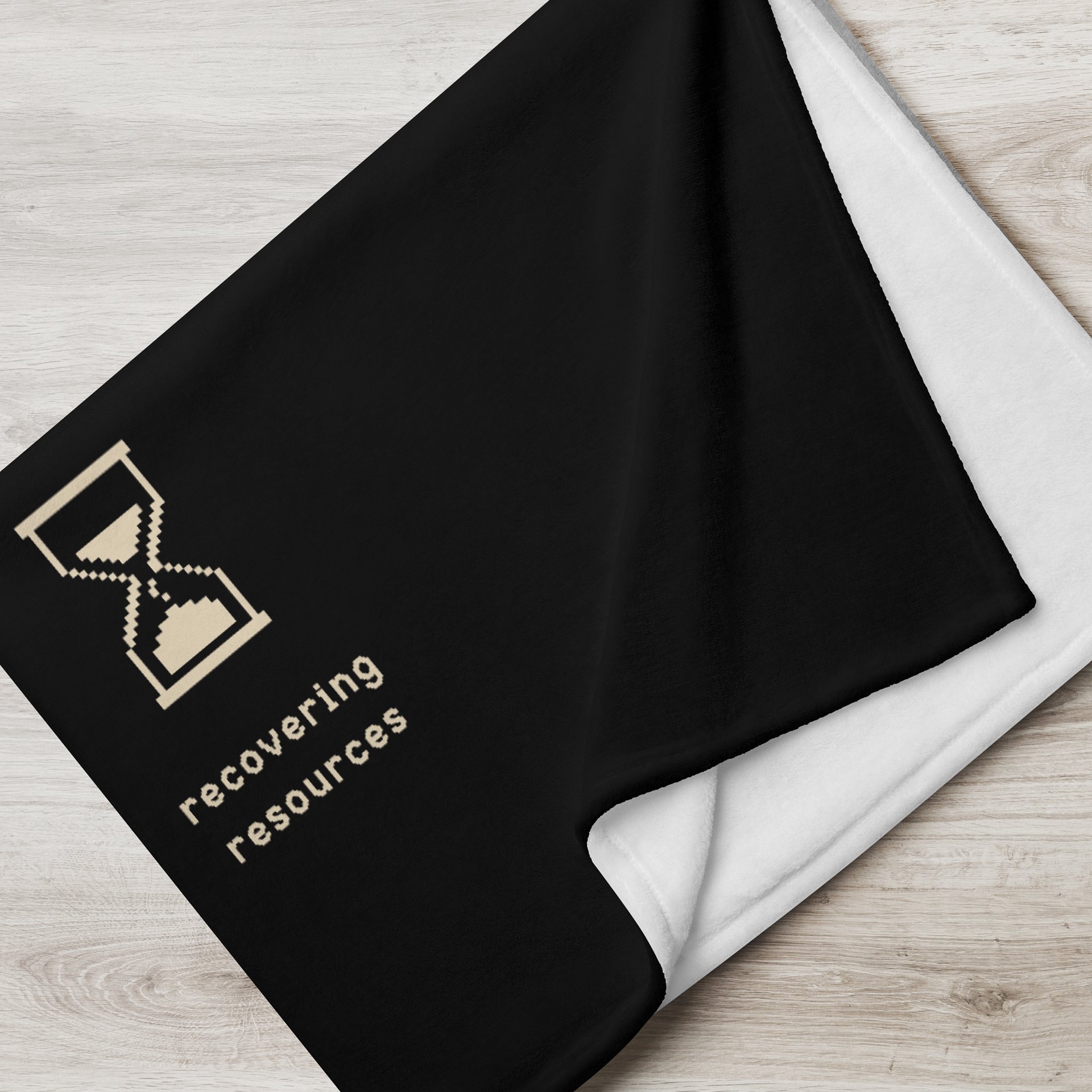 Main Quest Paused Blanket | Chronic Illness Recovery & Gamer Rest Throw product image (2)