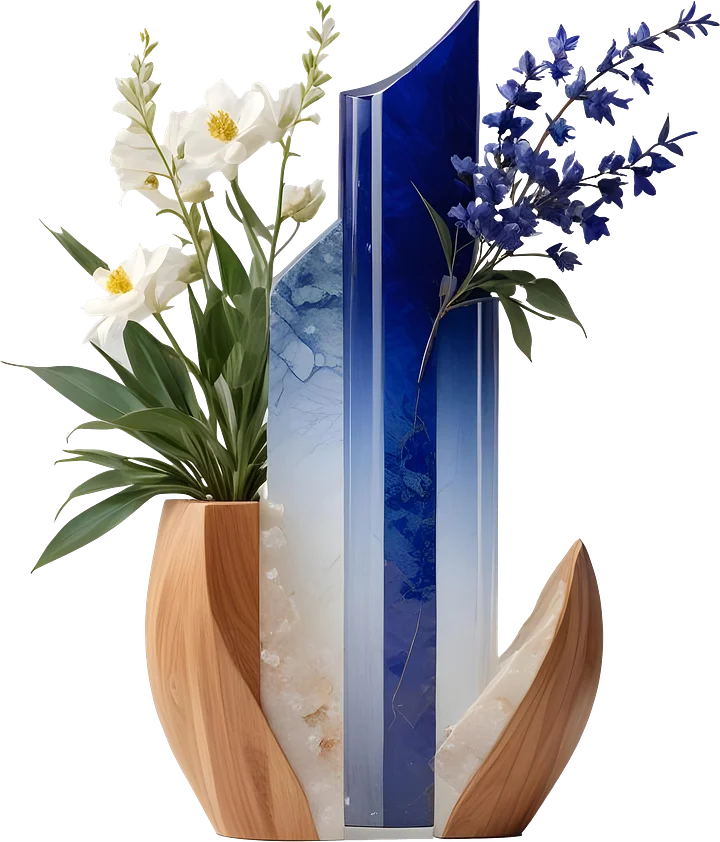 Ocean's Grace – Vase scene creator png product image (1)