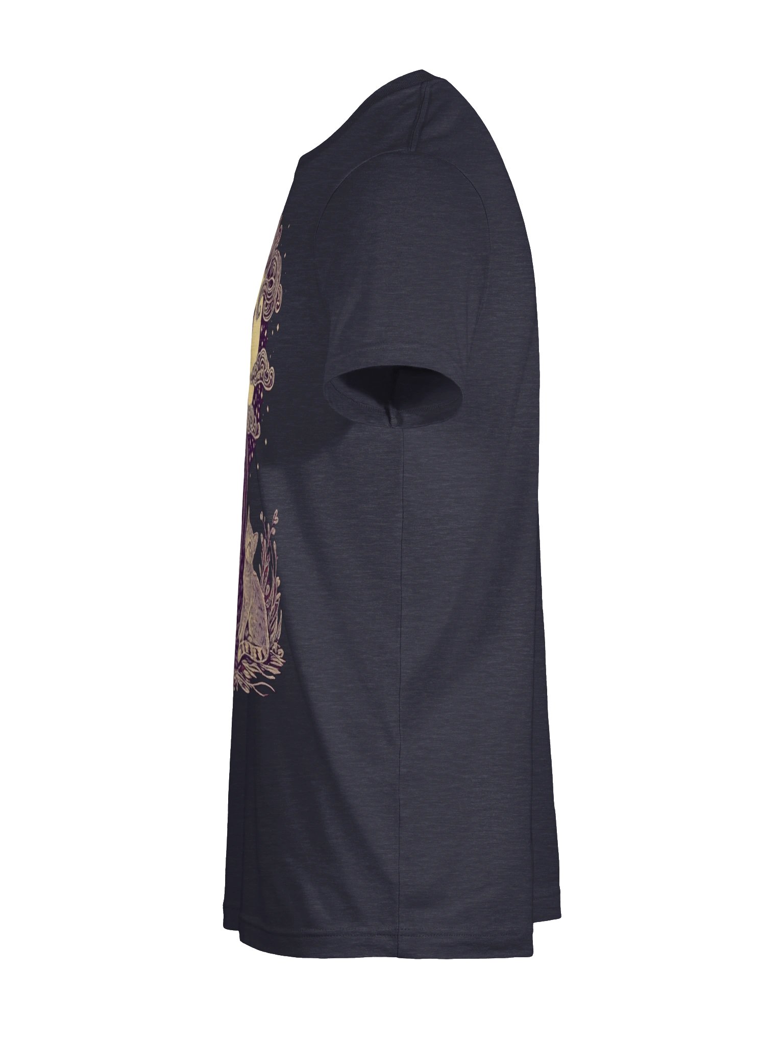 Moonlit Black Cat Shirt, Mama & Baby Cats, Mystical Moon Tee product image (10)
