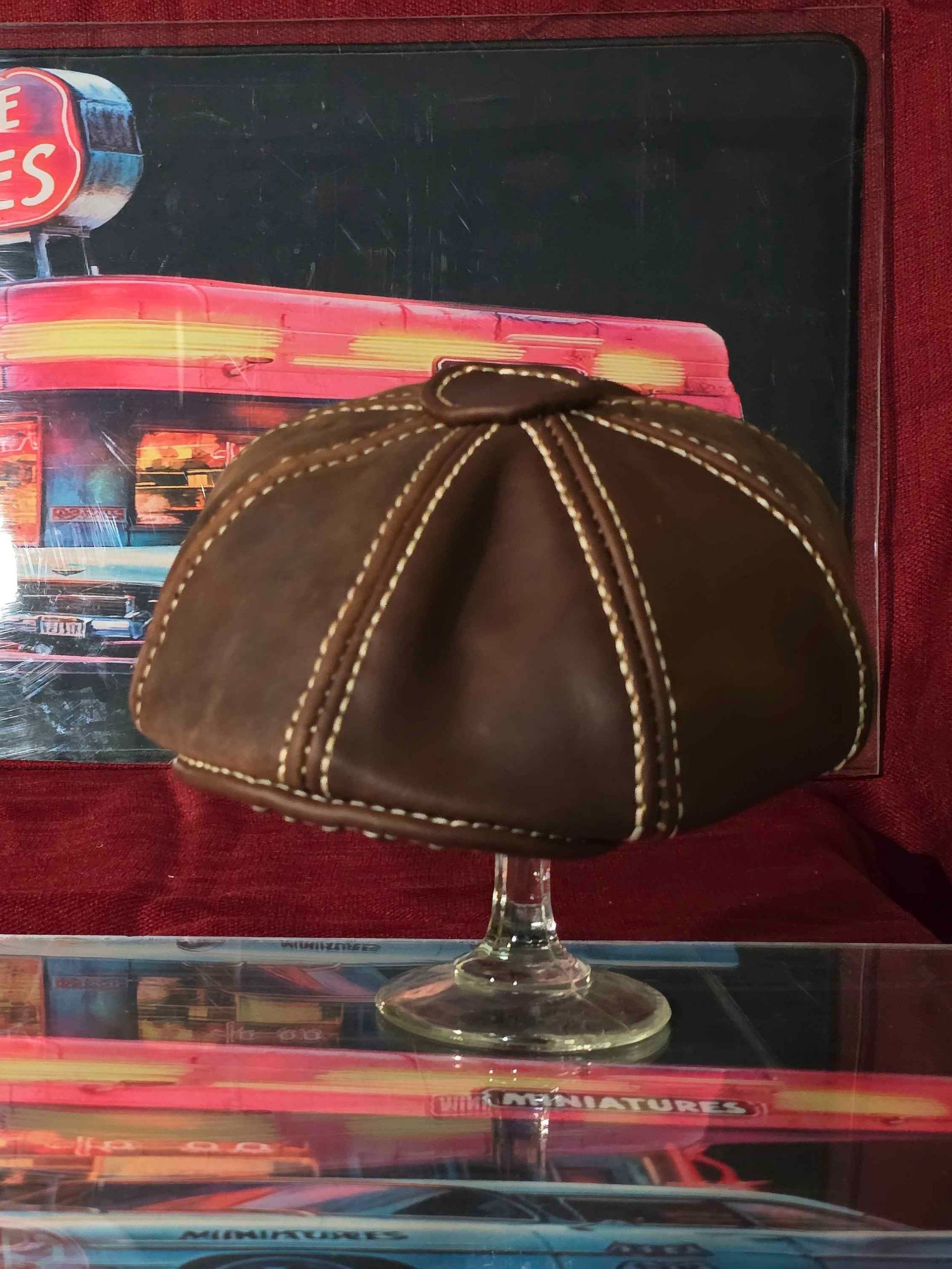 Northman’s Leather 8 Panel Cap product image (1)