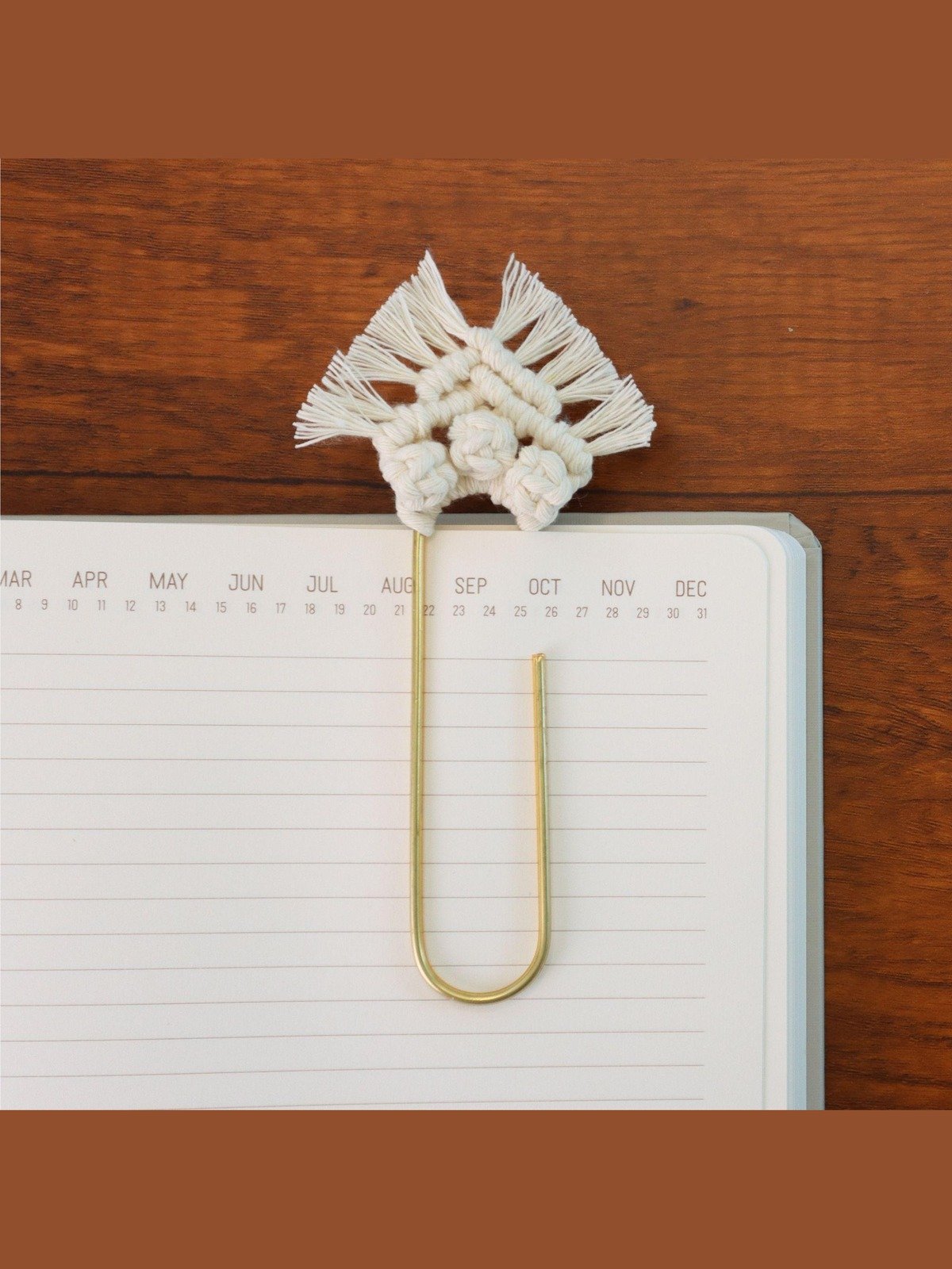 Macrame Paperclip Bookmark (Digital PDF Pattern) product image (7)